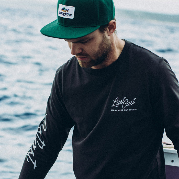 Last Cast LS Heavyweight Tee (Vintage Black)