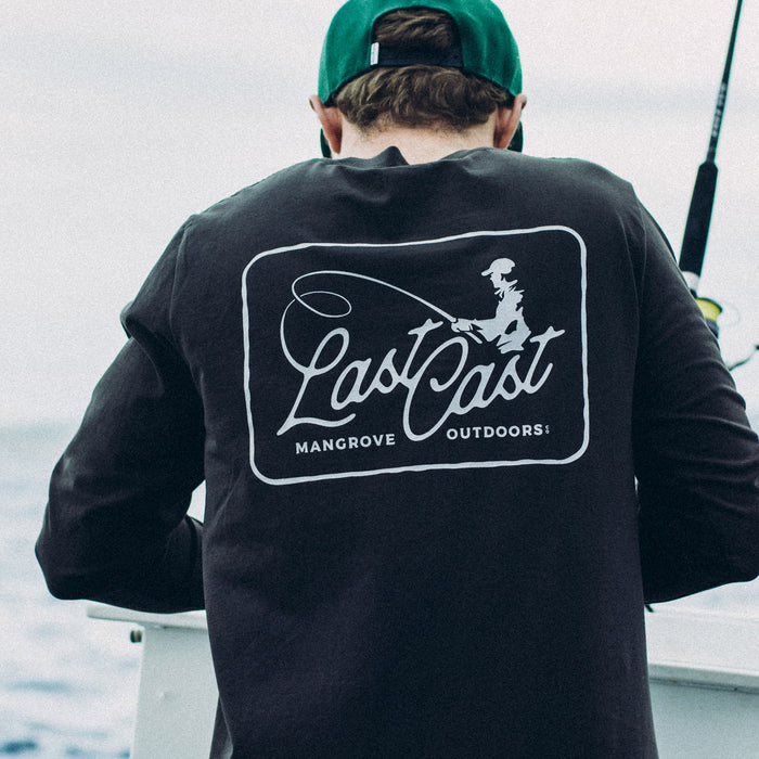 Last Cast LS Heavyweight Tee (Vintage Black)