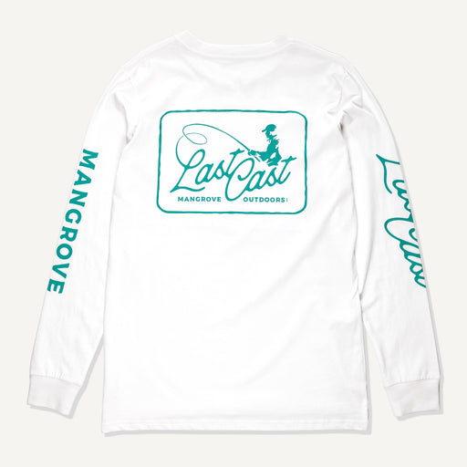 Last Cast LS Heavyweight Tee (White)